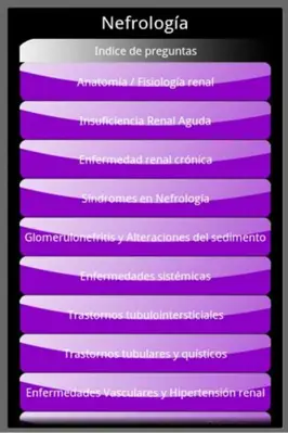 Nefrología en preguntas cortas android App screenshot 3